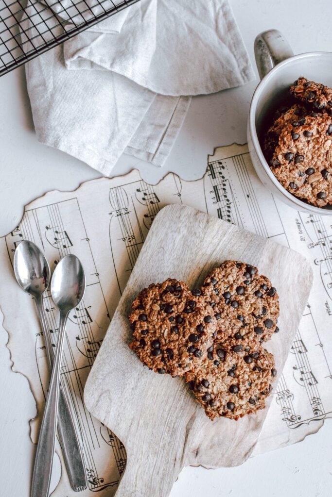 banana chocolate cookies