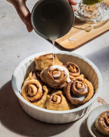 cinnamon rolls yogurt e limone